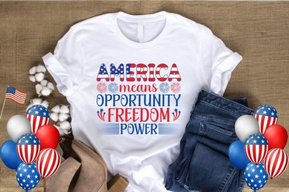 America Means Opportunity T-shirt Design Graphics Review