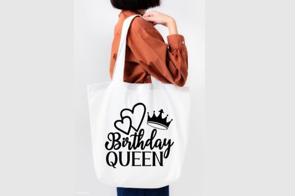 Birthday Queen SVG: Graphics for T-Shirt Designs