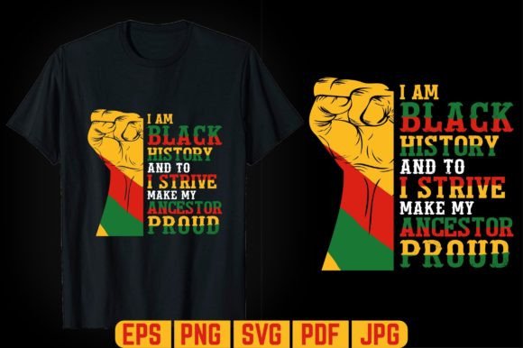 I Am Black History T-Shirt Design Review