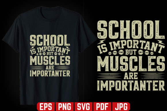 School is Important Gym Graphics & Templates