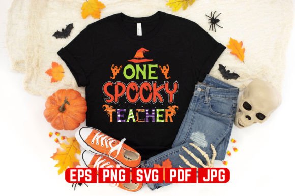 Spooky Teacher Halloween T-shirt Design Review