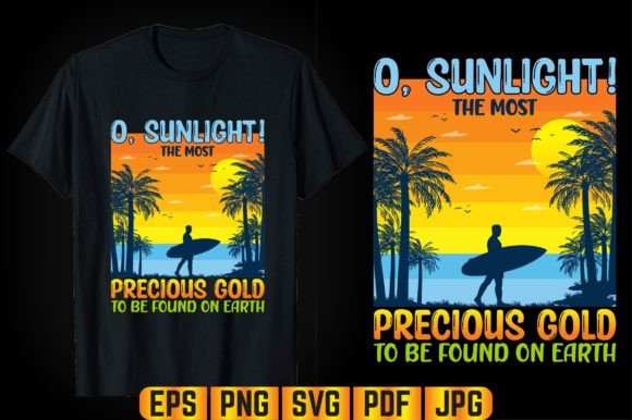 Sunlight Summer Typography Graphics & Templates